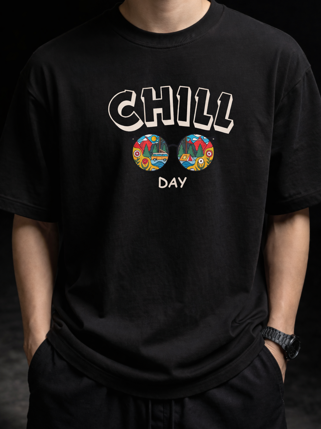 CHILL DAY Oversized Tee