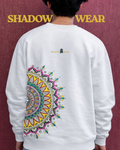 Mandala art template cool sweatshirt 320gsm fabric