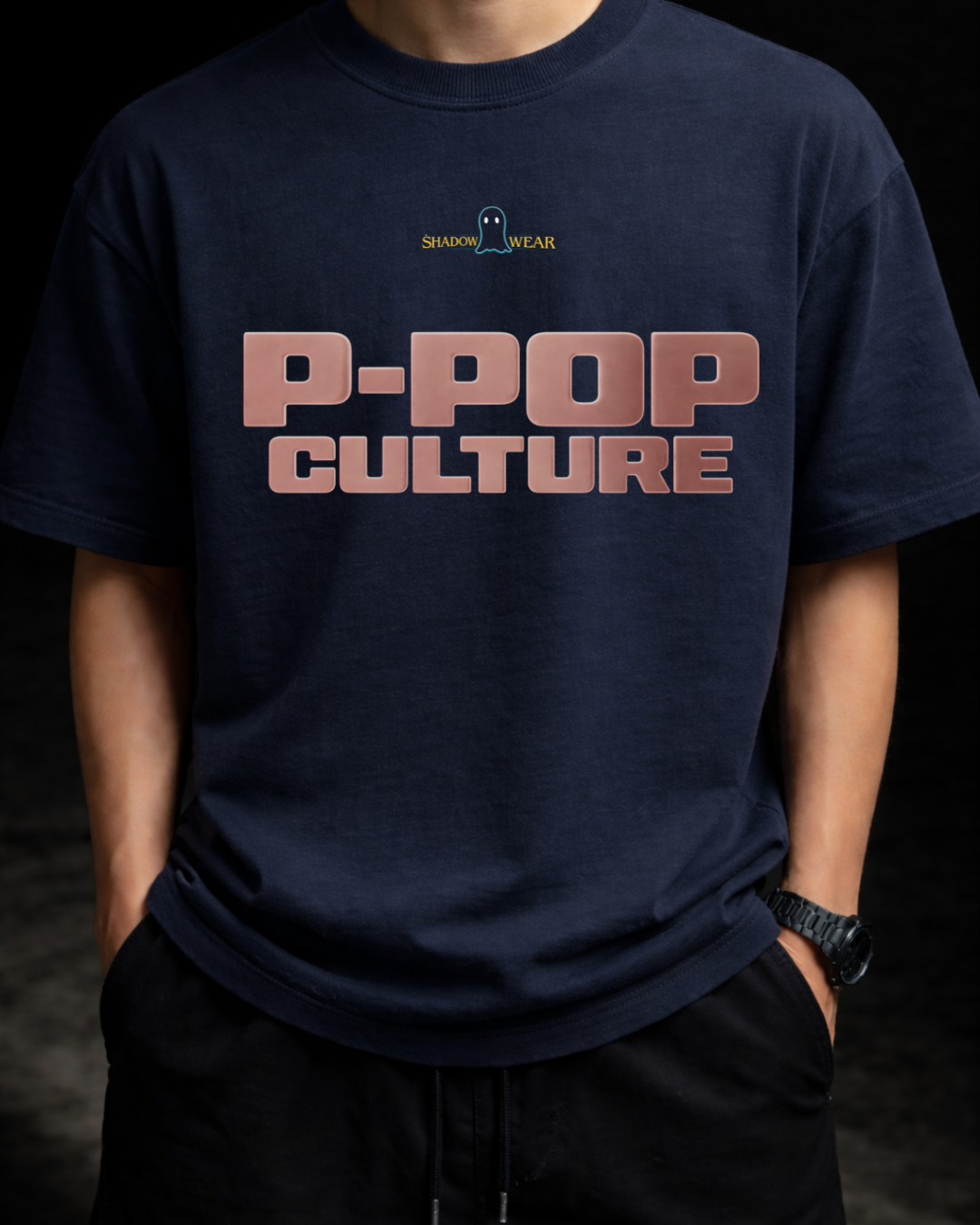 Shadow Wear P-POP Culture Oversized Streetwear Graphic Tee Unisex Urban