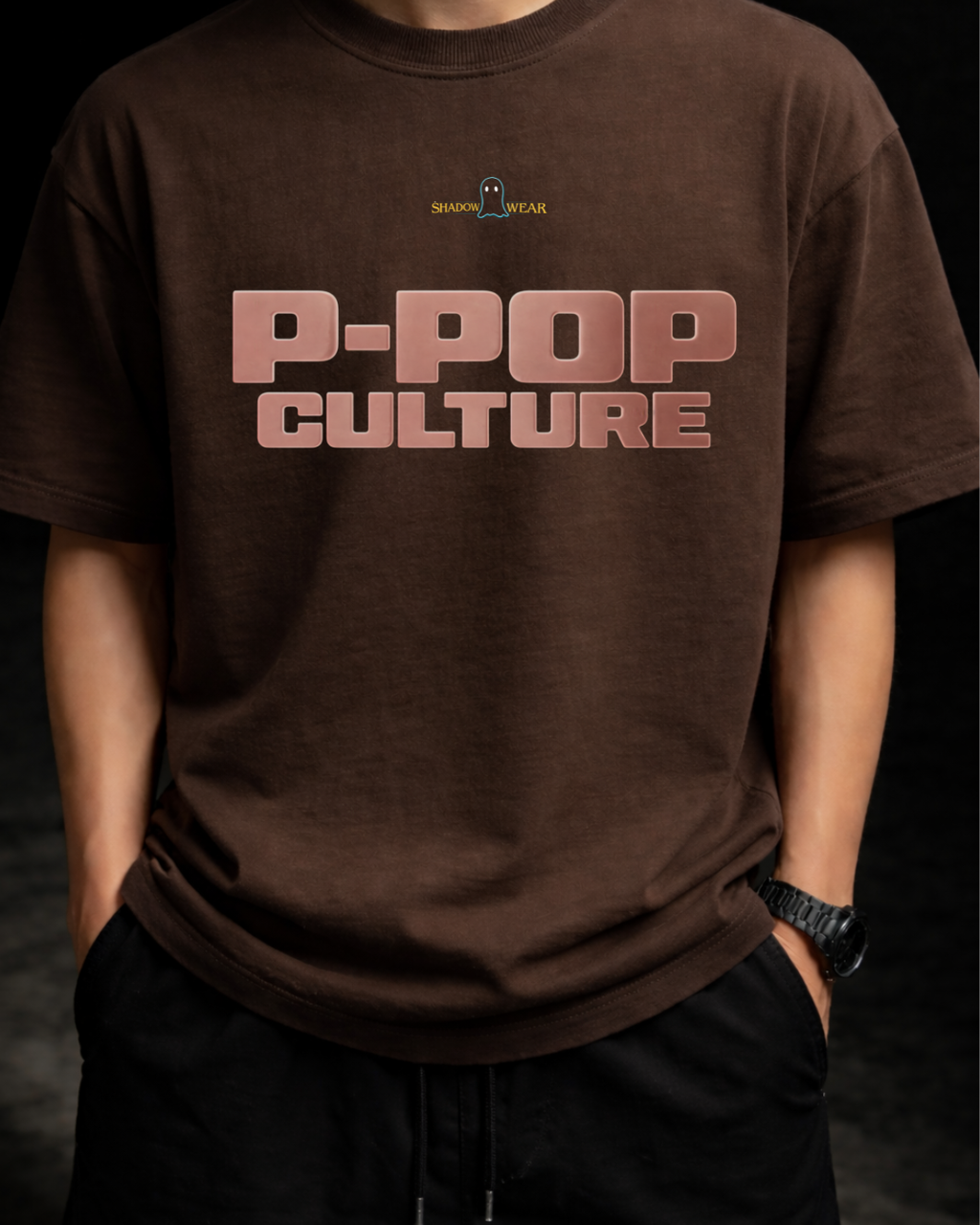 Shadow Wear P-POP Culture Oversized Streetwear Graphic Tee Unisex Urban
