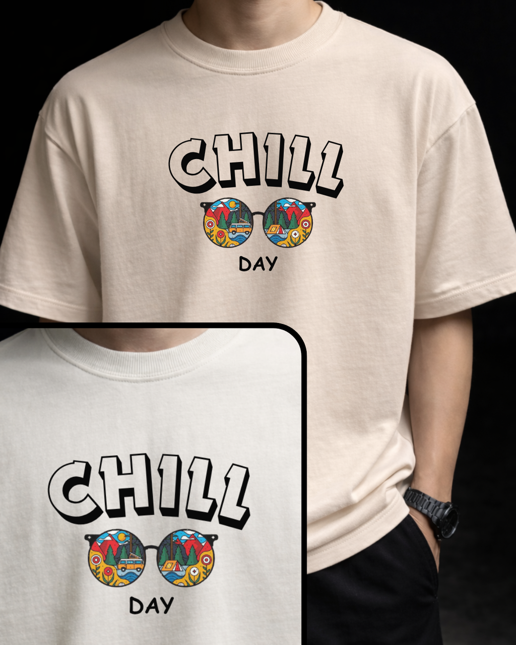 CHILL DAY Oversized Tee