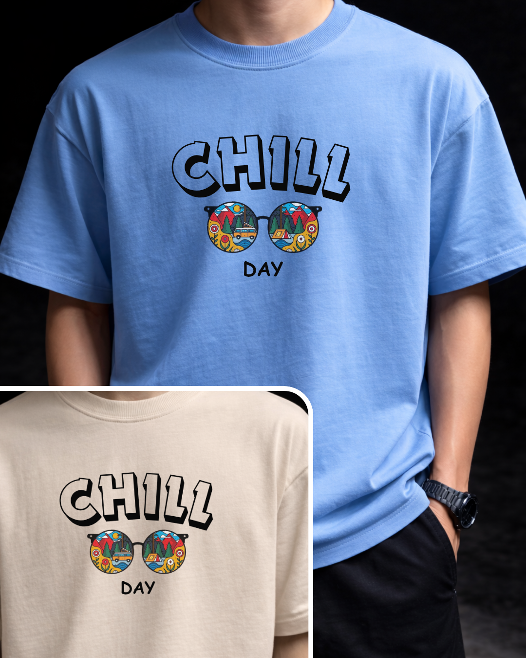 CHILL DAY Oversized Tee